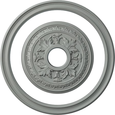 24-in. OD X 20-in. ID Ceiling Ring With 15 3/8-in. OD Ceiling Medallion Baltimore Accent Kit